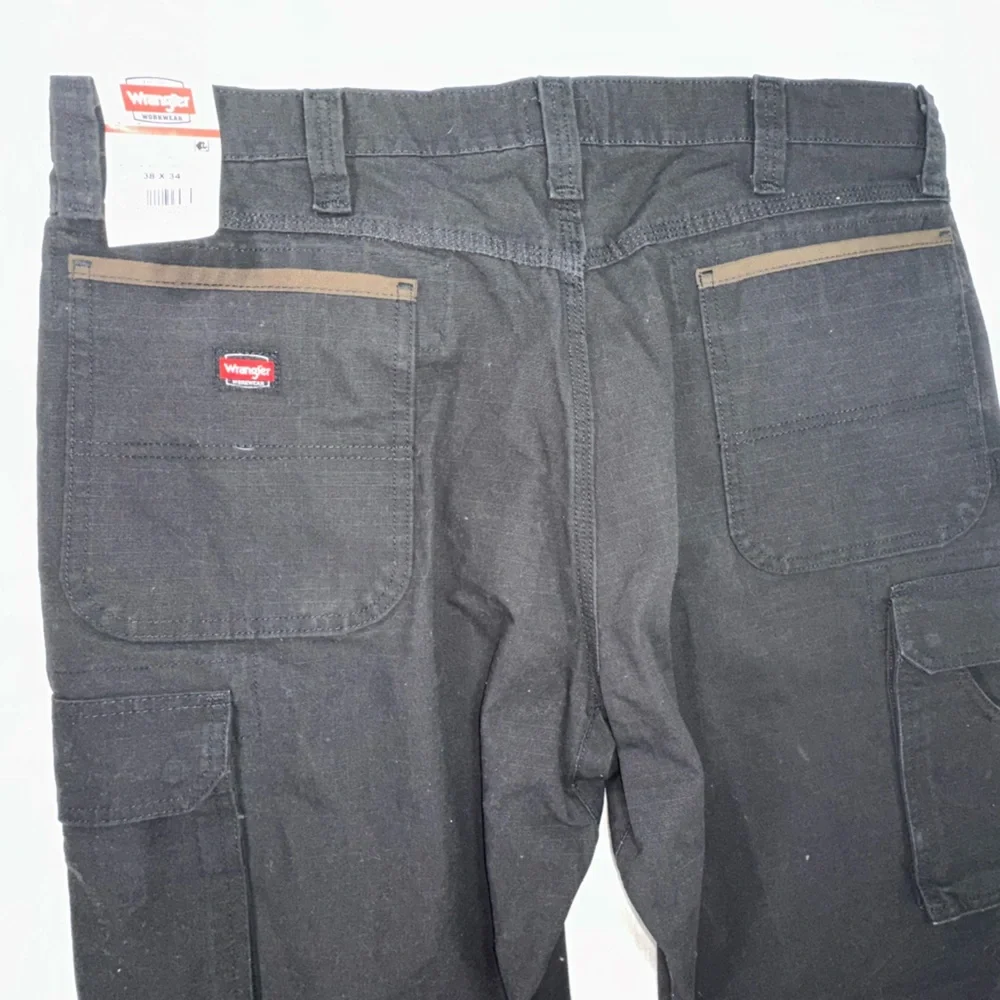 Wrangler Workwear Ranger Cargo Pants 38x34 Mens Ripstop Utility Work Pants NWT